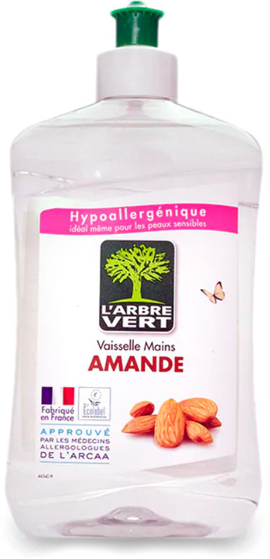 Засіб для ручного миття посуду L'ARBRE VERT Мигдаль 0,5л